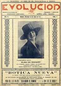 Evolución : revista ilustrada de información y variedades. Año II, núm. 71, 24 de junio de 1923 | Biblioteca Virtual Miguel de Cervantes