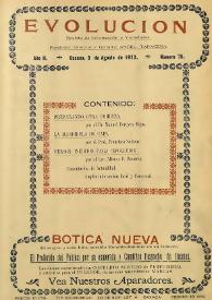 Evolución : revista ilustrada de información y variedades. Año II, núm. 75, 5 de agosto de 1923 | Biblioteca Virtual Miguel de Cervantes