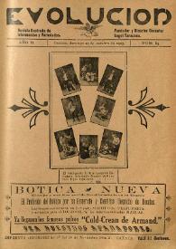 Evolución : revista ilustrada de información y variedades. Año II, núm. 83, 14 de octubre de 1923 | Biblioteca Virtual Miguel de Cervantes