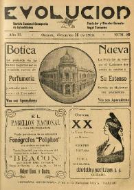 Evolución : revista ilustrada de información y variedades. Año II, núm. 89, 16 de diciembre de 1923 | Biblioteca Virtual Miguel de Cervantes