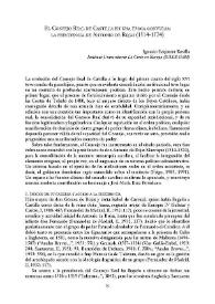 El Consejo Real de Castilla en una época convulsa: la presidencia de Antonio de Rojas (1514-1524) / Ignacio Ezquerra Revilla | Biblioteca Virtual Miguel de Cervantes