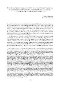 Conciencia política ciudadana e intentos de ruptura institucional. Las cortes de Castilla entre la muerte de Isabel la Católica y el estallido de las comunidades (1504-1520) / Jesús García Díaz | Biblioteca Virtual Miguel de Cervantes