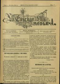 La Enseñanza Moderna : Revista Pedagógica. Tomo I, segunda época, núm. 7, 16 de agosto de 1907 | Biblioteca Virtual Miguel de Cervantes