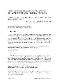 Pedro Antonio de Alarcón y la Guerra de la Independencia: historia y ficción  / Francisco Javier Díez de Revenga | Biblioteca Virtual Miguel de Cervantes