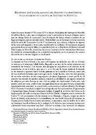 Recuerdos de Colonia: las once mil vírgenes y la procedencia
de las reliquias de la Iglesia de Santiago de Montilla / Teresa Tinsley | Biblioteca Virtual Miguel de Cervantes